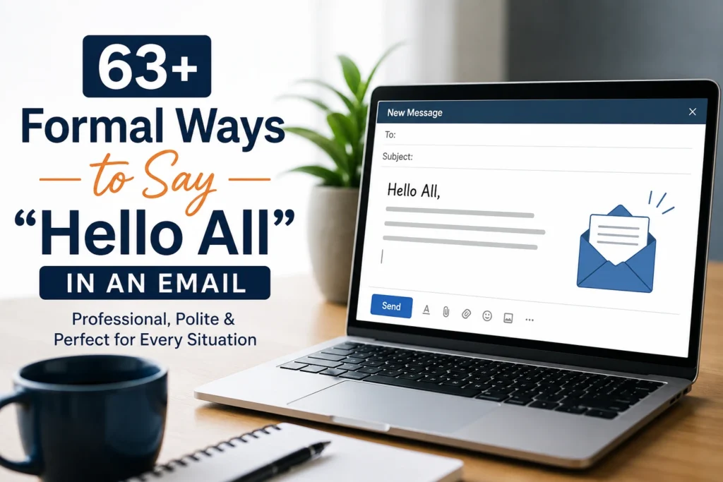 formal ways to say hello all in an email
