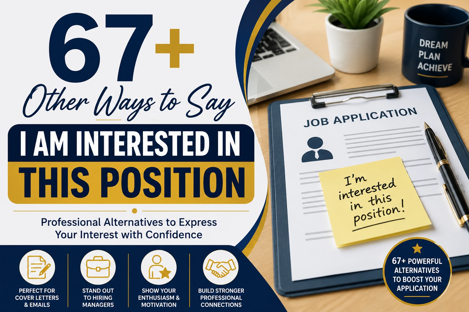 other ways to say i am interested in this position