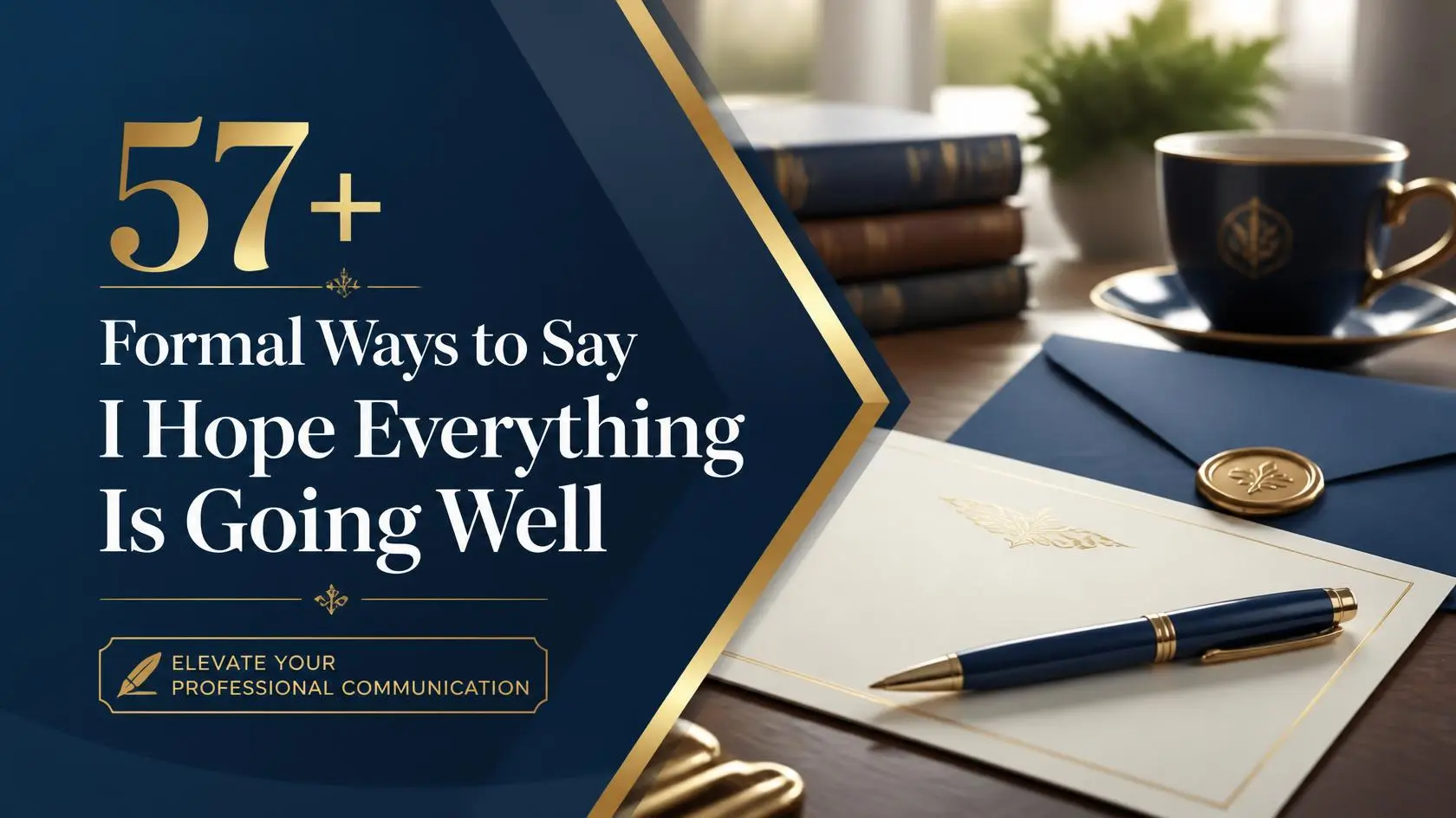 formal ways to say i hope everything is going well